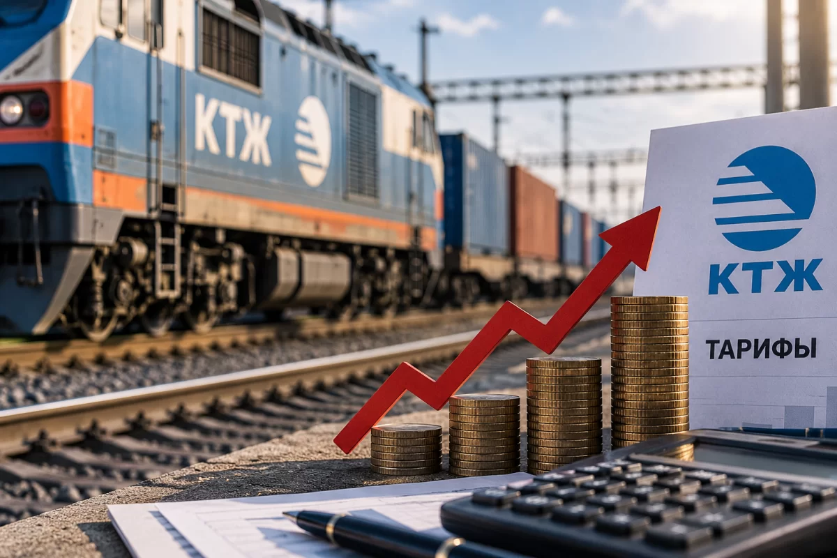 КТЖ повысит тарифы на железнодорожную сеть до 24%