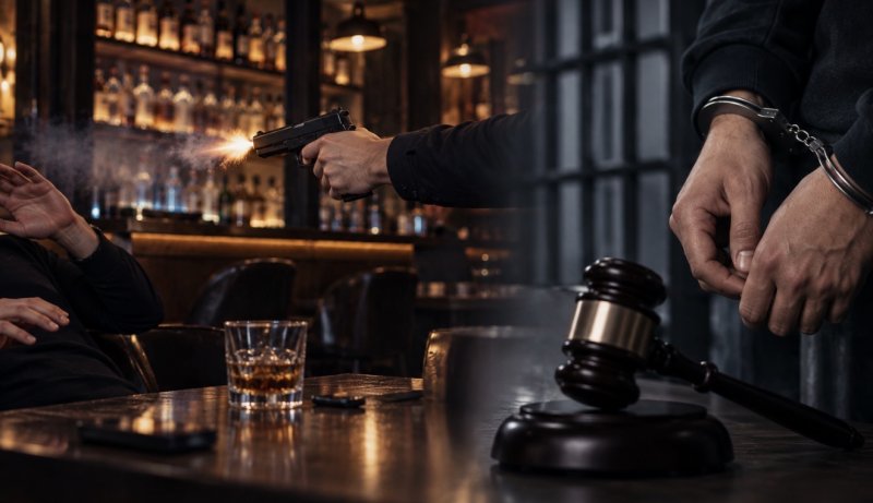 Конфликт в баре в Актау закончился выстрелом в лицо и тюремным сроком