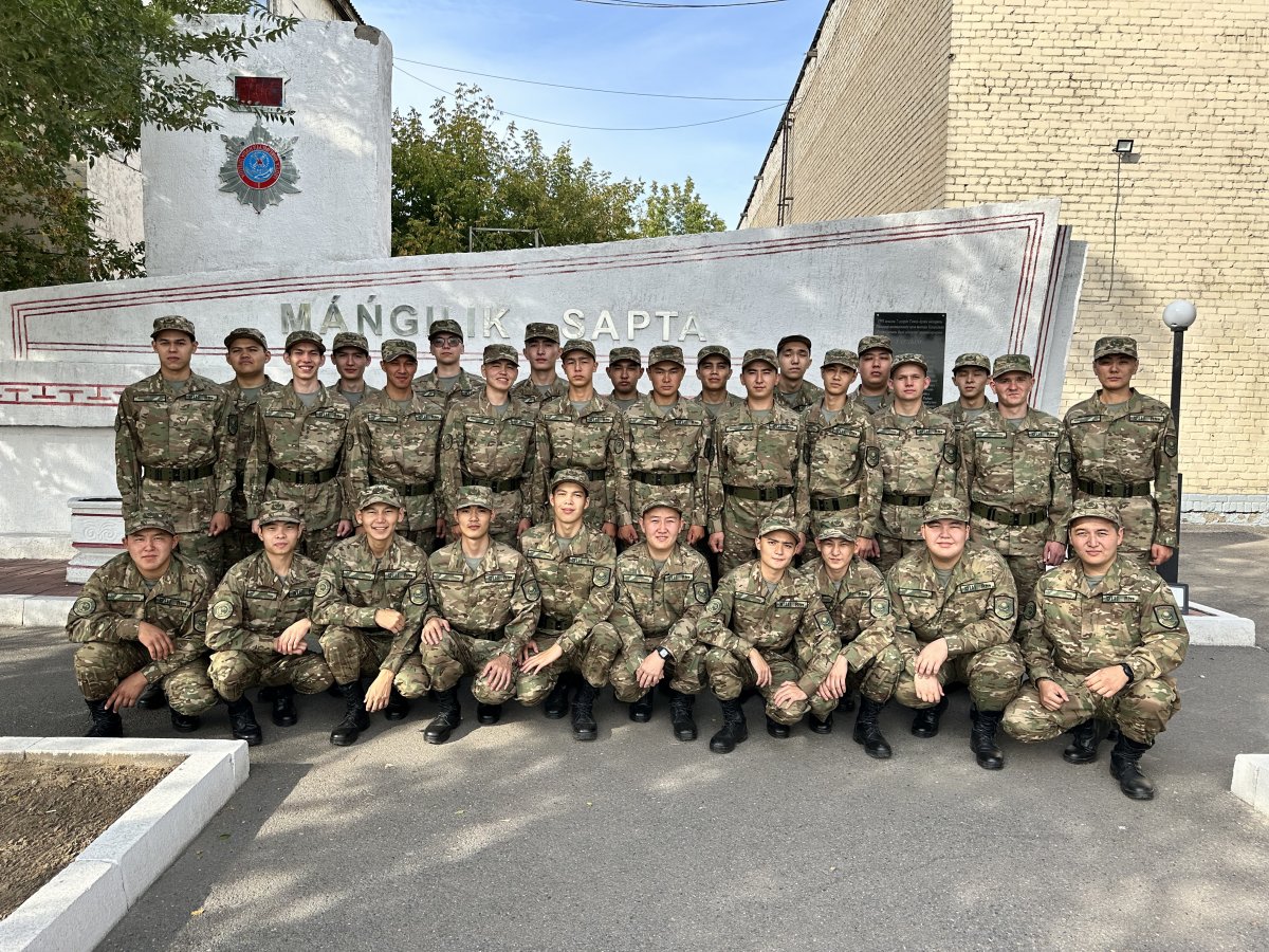 Первый поток новобранцев прибыл в воинскую часть Нацгвардии в Павлодаре