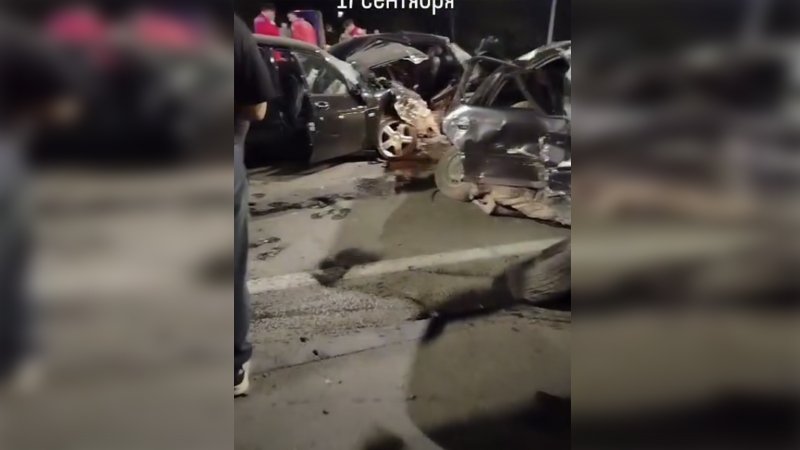 Один погиб, семеро ранены в массовом ДТП на въезде в Павлодар