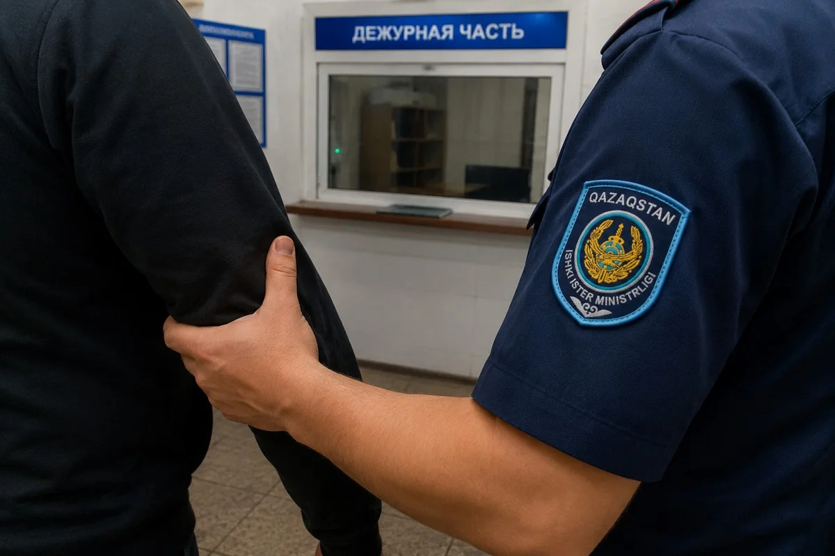 Мужчина жестоко избил жену на глазах у детей: его задержали в Шымкенте