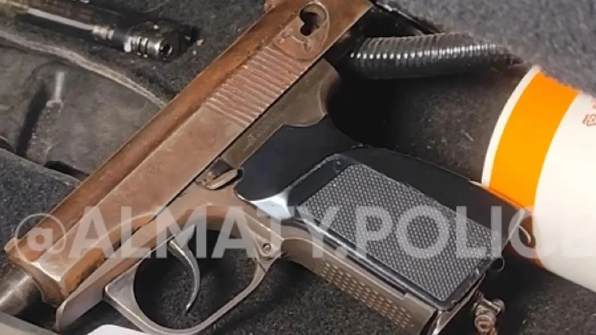 Алматыда өтіп бара жатқан адамдарға тиісіп, қару көрсетіп жүрген бес жігіт ұсталды (ВИДЕО)