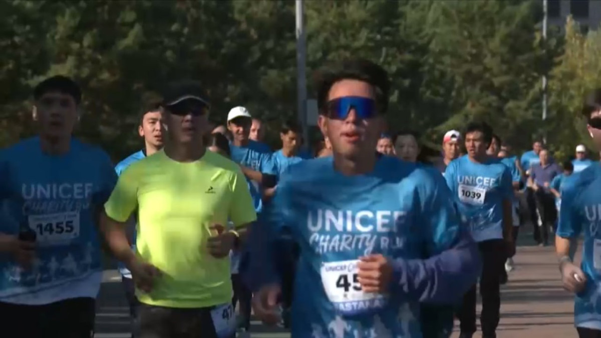 2000 человек приняли участие в первом UNICEF Charity Run в Астане