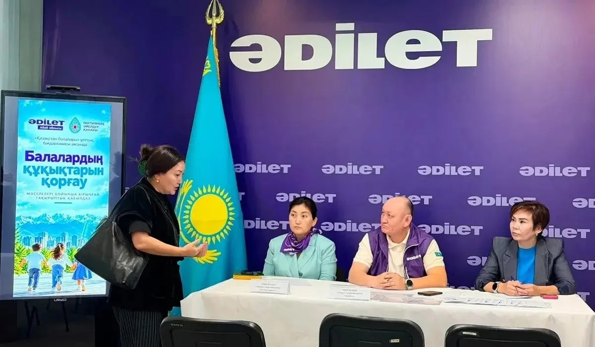 Есепшоттағы бұғат қабылдау кезінде алынды: «Әділет» партиясы Абай облысының тұрғынына алимент мәселесін шешуге көмектесті