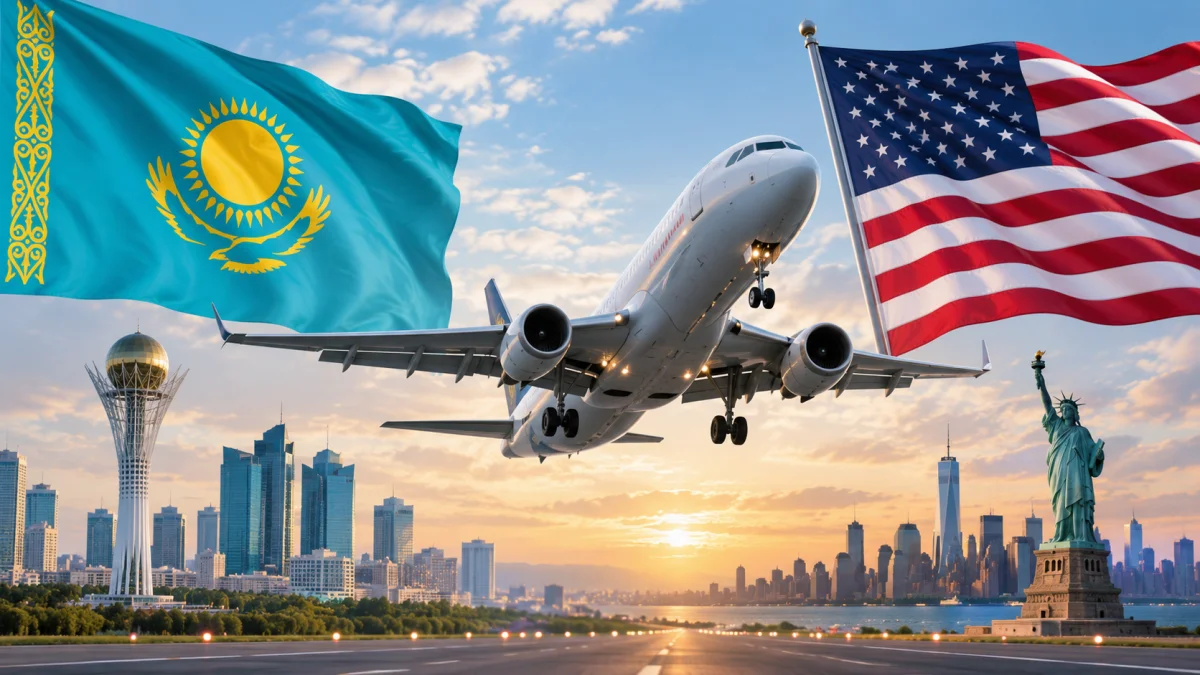 Прямые рейсы из Казахстана в США: началась решающая проверка