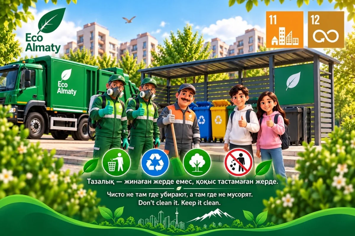 Eco Almaty запустило серию обучающих роликов об экологии и качестве воздуха