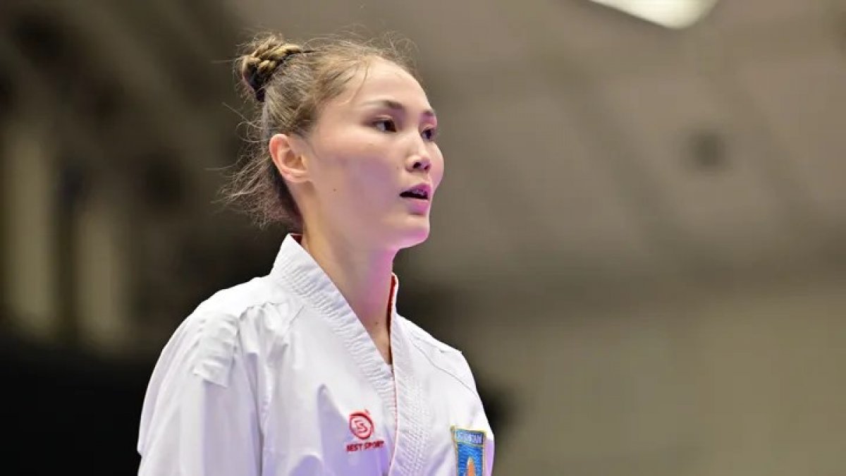 Каратистка Асель Канай завоевала серебро Азиатских игр