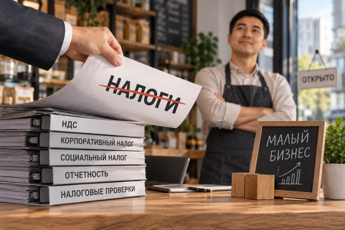 В Казахстане предложили освободить малый бизнес от налогов