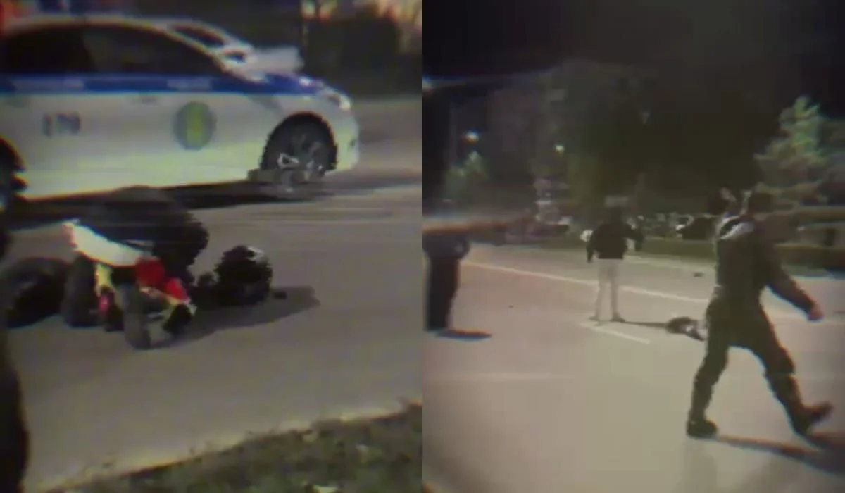 Пешеход погиб под колесами мотоцикла в Петропавловске (ВИДЕО)