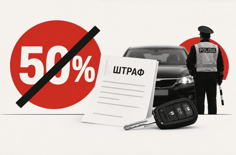 В Казахстане хотят отменить 50% скидку на штрафы для водителей. Но есть нюанс