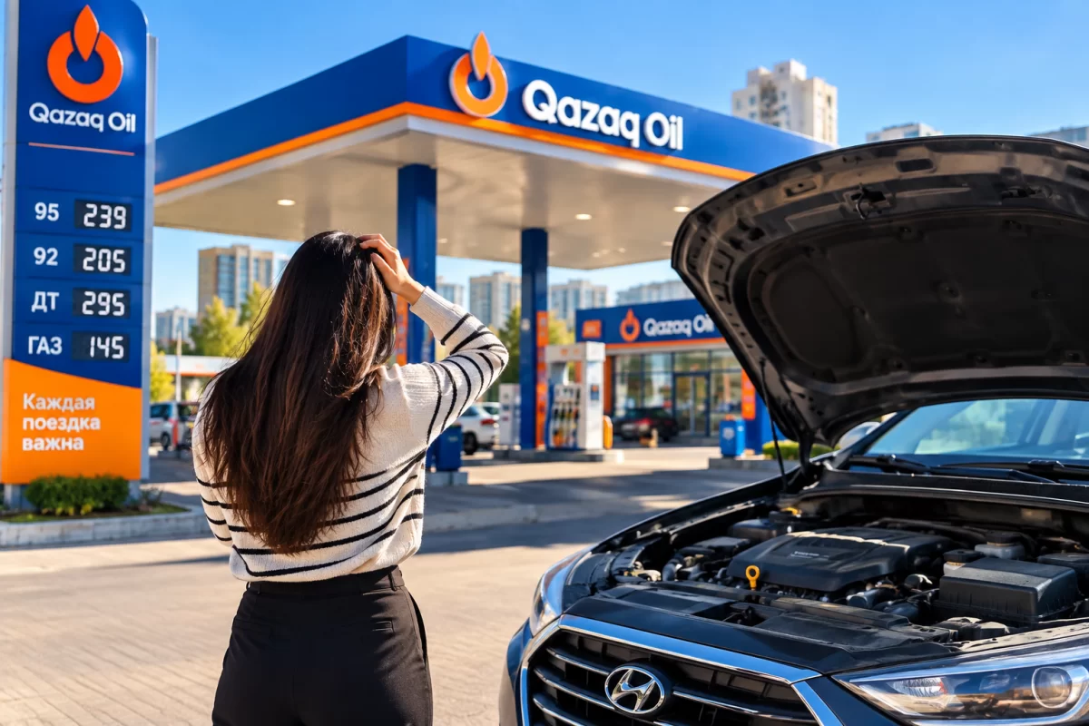 Заправка машины на Qazaq Oil обернулась ремонтом на 174 тысячи тенге