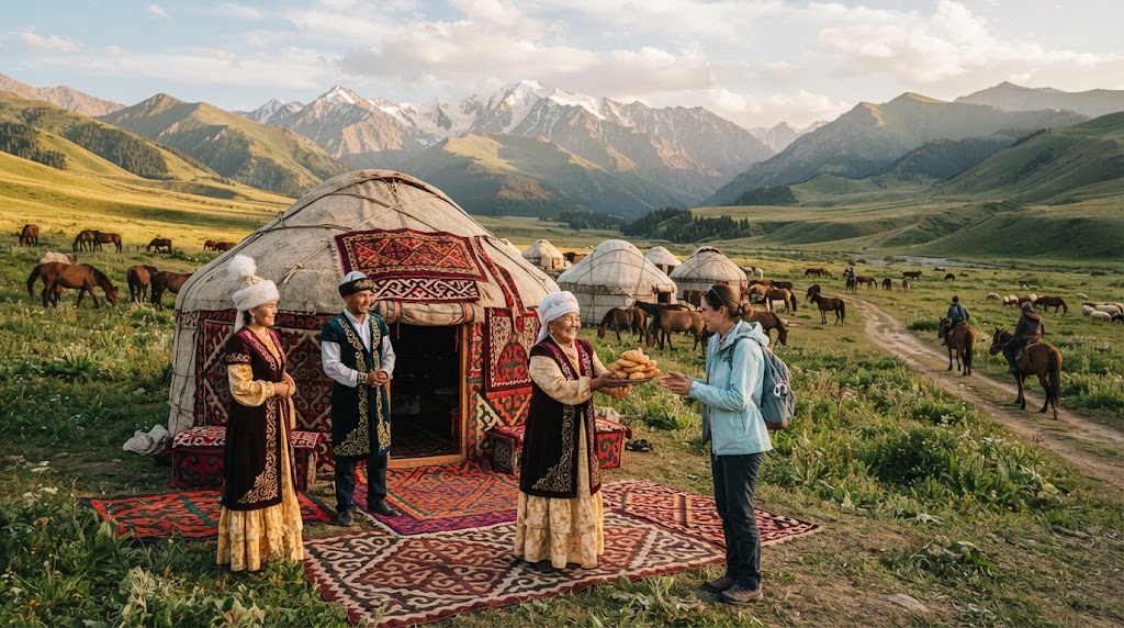 Шетелдік туристердің басым бөлігі қазақ халқының көшпелі өмір салтын көруге келеді