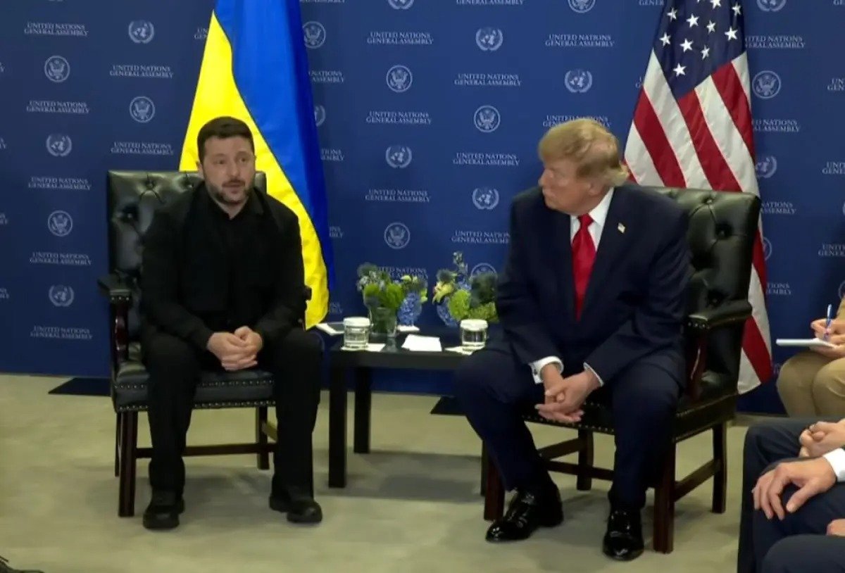 Трамп пен Зеленский БҰҰ Бас Ассамблеясы аясында кездесті