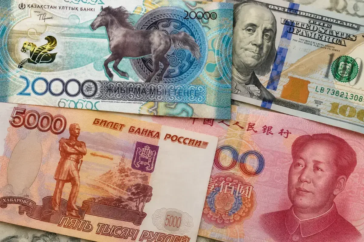 Доллар, рубль и юань подешевели к тенге