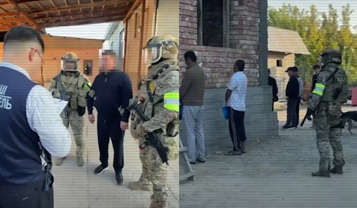 Жамбыл облысында жүк көліктерін тоқтатып, жүргізушілерді бопсалаған бір топ жігіт ұсталды (ВИДЕО)