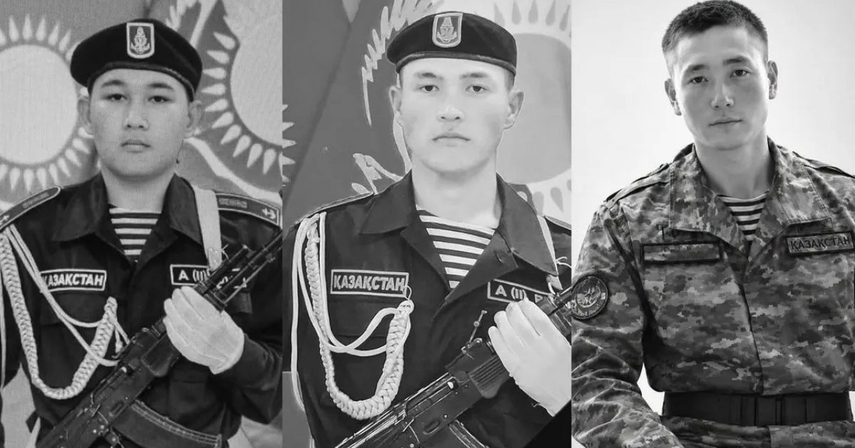  Каспийде қаза тапқан үш сарбаздың денесі арнайы рейспен Оралға жеткізілді 