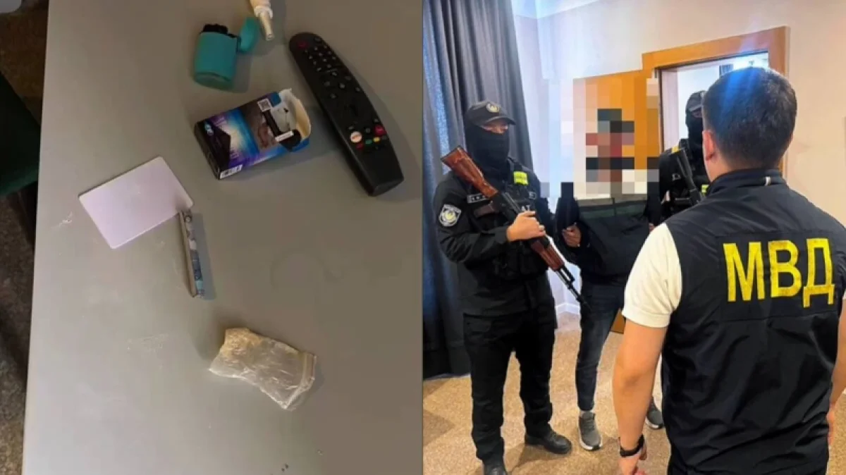 Шымкентте белгілі асаба есірткіге ұқсас заттармен ұсталды
