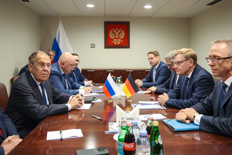 Раскрыты детали первой с 2022 года встречи глав МИД России и Германии