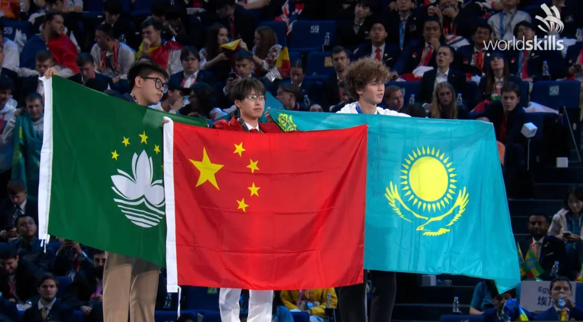 Сборная Казахстана завоевала восемь наград на WorldSkills Shanghai 2026